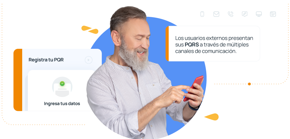 Recepción de PQRS
